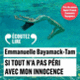 Couverture Si tout n'a pas péri avec mon innocence (Emmanuelle Bayamack-Tam)