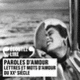Couverture Paroles d'amour (Collectif(s) Collectif(s))