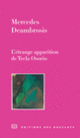 Couverture L'étrange apparition de Tecla Osorio (Mercedes Deambrosis)
