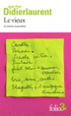 Couverture Le vieux et autres nouvelles (Jean-Paul Didierlaurent)