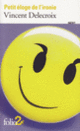 Couverture Petit éloge de l'ironie (Vincent Delecroix)