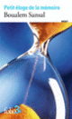 Couverture Petit éloge de la mémoire (Boualem Sansal)