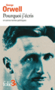 Couverture Pourquoi j'écris et autres textes politiques (George Orwell)