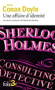 Couverture Une affaire d'identité et autres aventures de Sherlock Holmes (Arthur Conan Doyle)