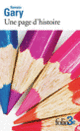 Couverture Une page d'histoire et autres nouvelles (Romain Gary)
