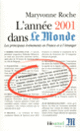 Couverture L'Année 2001 dans «Le Monde» (Maryvonne Roche)