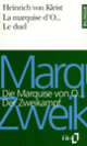 Couverture La Marquise d'O.../Die Marquise von O... – Le Duel/Der Zweikampf (Heinrich von Kleist)