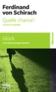 Couverture Quelle chance! et autres nouvelles/Glück und andere Kurzgeschichten (Ferdinand von Schirach)