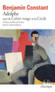 Couverture Adolphe – Le Cahier rouge – Cécile (Benjamin Constant)