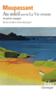 Couverture Au soleil/La Vie errante et autres voyages (Guy de Maupassant)