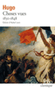 Couverture Choses vues (Victor Hugo)