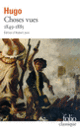 Couverture Choses vues (Victor Hugo)