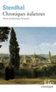 Couverture Chroniques italiennes ( Stendhal)