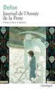 Couverture Journal de l'Année de la Peste (Daniel Defoe)