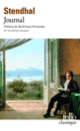 Couverture Journal ( Stendhal)