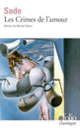 Couverture Les Crimes de l'amour (D.A.F. de Sade)