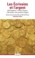 Couverture Les écrivains et l'argent ()