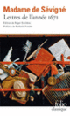 Couverture Lettres de l'année 1671 (Madame de Sévigné)