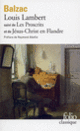 Couverture Louis Lambert/Les Proscrits/Jésus-Christ en Flandre (Honoré de Balzac)