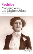 Couverture Monsieur Vénus/Madame Adonis ()
