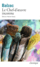 Couverture Le Chef-d'œuvre inconnu (Honoré de Balzac)