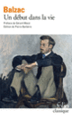 Couverture Un Début dans la vie (Honoré de Balzac)