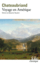 Couverture Voyage en Amérique (François-René de Chateaubriand)