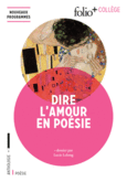 Couverture Dire l'amour en poésie ()