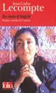 Couverture Au nom d'Ingrid (Juan Carlos Lecompte)