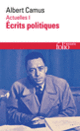 Couverture Actuelles (Albert Camus)