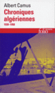 Couverture Chroniques algériennes (Albert Camus)