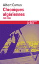 Couverture Chroniques algériennes (Albert Camus)