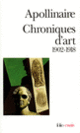 Couverture Chroniques d'art (Guillaume Apollinaire)