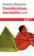 Couverture Considérations inactuelles I et II ()