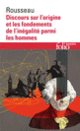 Couverture Discours sur l'origine et les fondements de l'inégalité parmi les hommes (Jean-Jacques Rousseau)