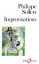 Couverture Improvisations (Philippe Sollers)