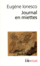 Couverture Journal en miettes (Eugène Ionesco)