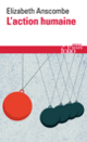 Couverture L'action humaine (G. E. M. Anscombe)