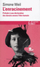 Couverture L'enracinement (Simone Weil)