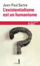 Couverture L'existentialisme est un humanisme (Jean-Paul Sartre)