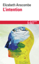 Couverture L'intention (G. E. M. Anscombe)