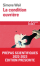 Couverture La Condition ouvrière (Simone Weil)