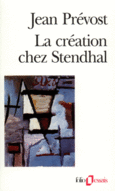 Couverture La Création chez Stendhal ()