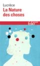 Couverture La Nature des choses ( Lucrèce)