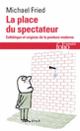 Couverture La place du spectateur (Michael Fried)