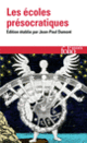 Couverture Les écoles présocratiques (Collectif(s) Collectif(s))