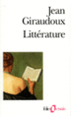 Couverture Littérature (Jean Giraudoux)