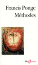 Couverture Méthodes (Francis Ponge)