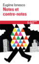 Couverture Notes et contre-notes (Eugène Ionesco)