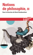 Couverture Notions de philosophie ()